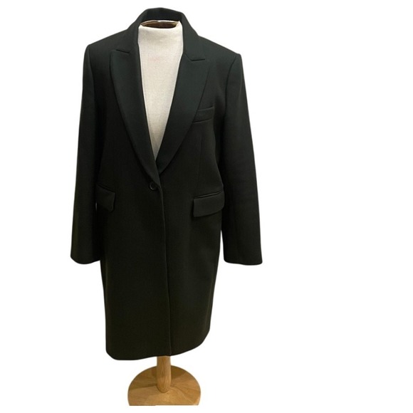 Zara Jackets & Blazers - Zara Large Mallord Green trench coat‎ Manteco premium fabric